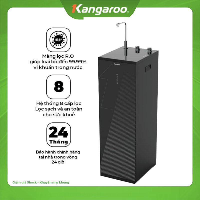 Máy lọc nước Kangaroo Hydrogen Infinity nóng lạnh KG10A9I